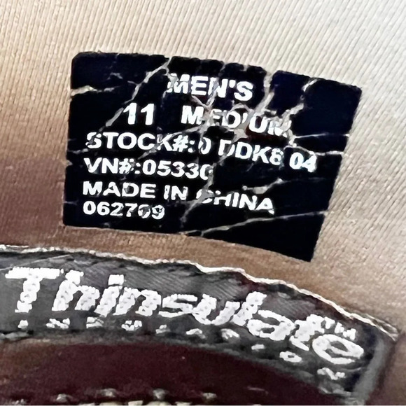 LL Bean Thinsulate Taupe Suede 8” Boot Men’s Size 11 Pull-on Style Neoprene Cuff - Picture 4 of 15